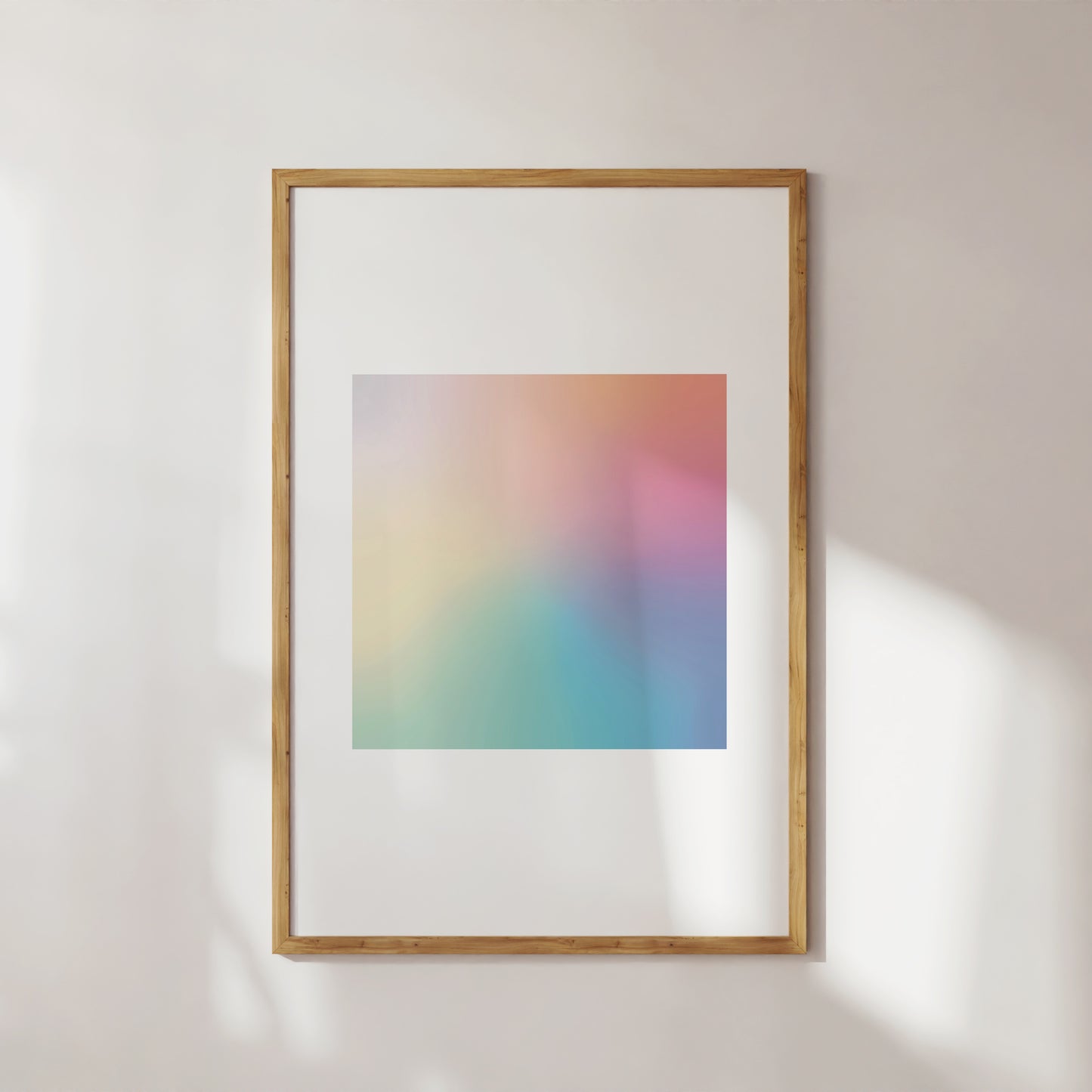 Rainbow Gradient Art Print