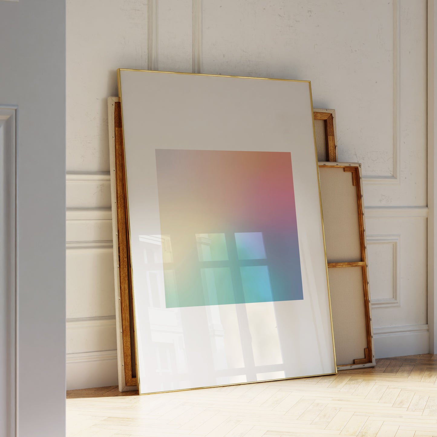 Rainbow Gradient Art Print