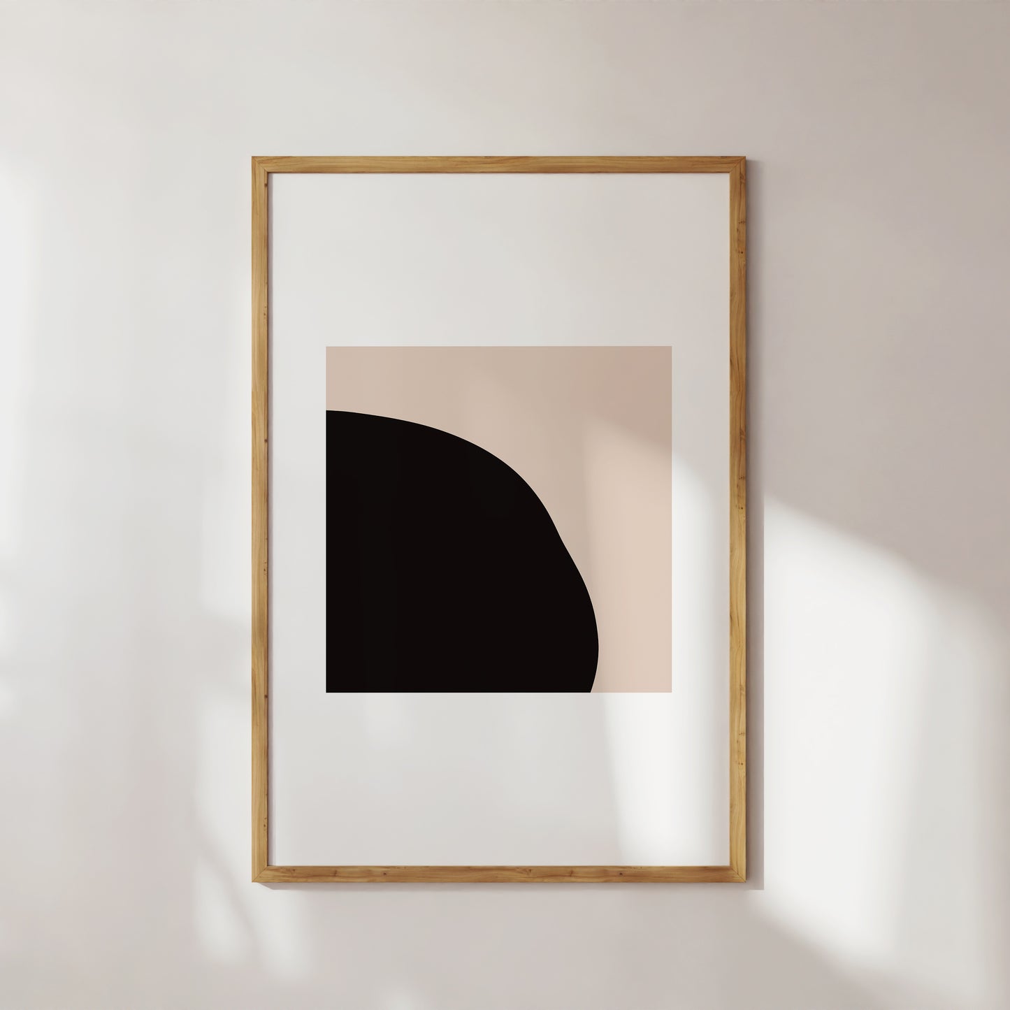 Neutral Abstract Art Print