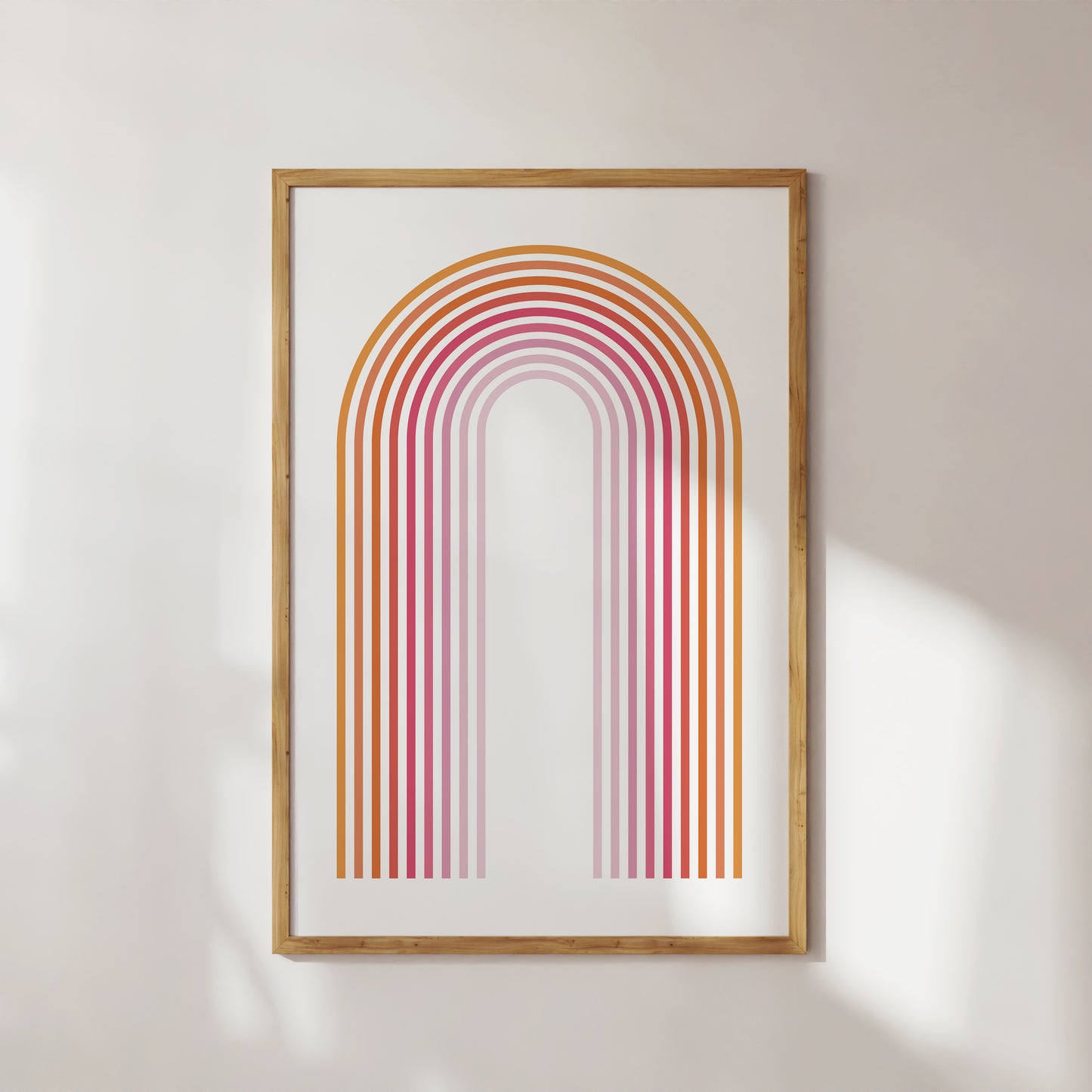 Pink Rainbow Art Print