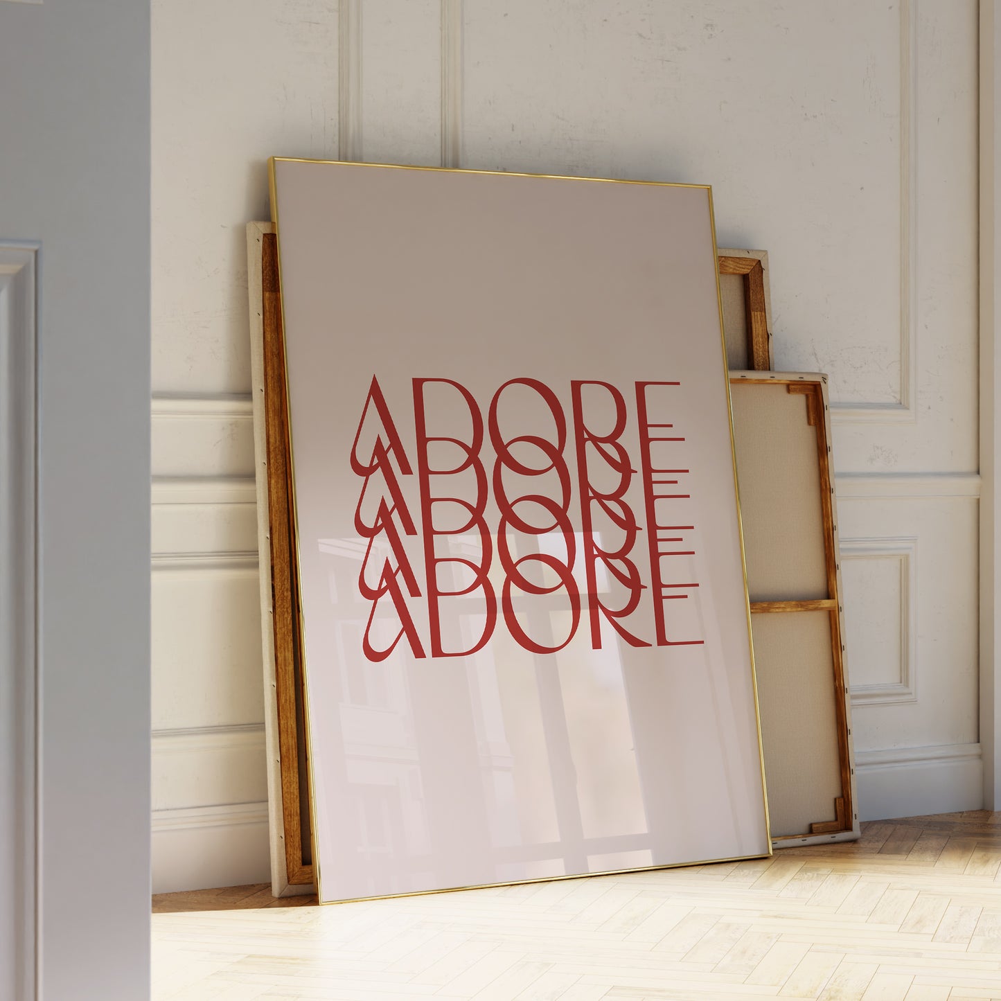 Adore - Pink Art Print