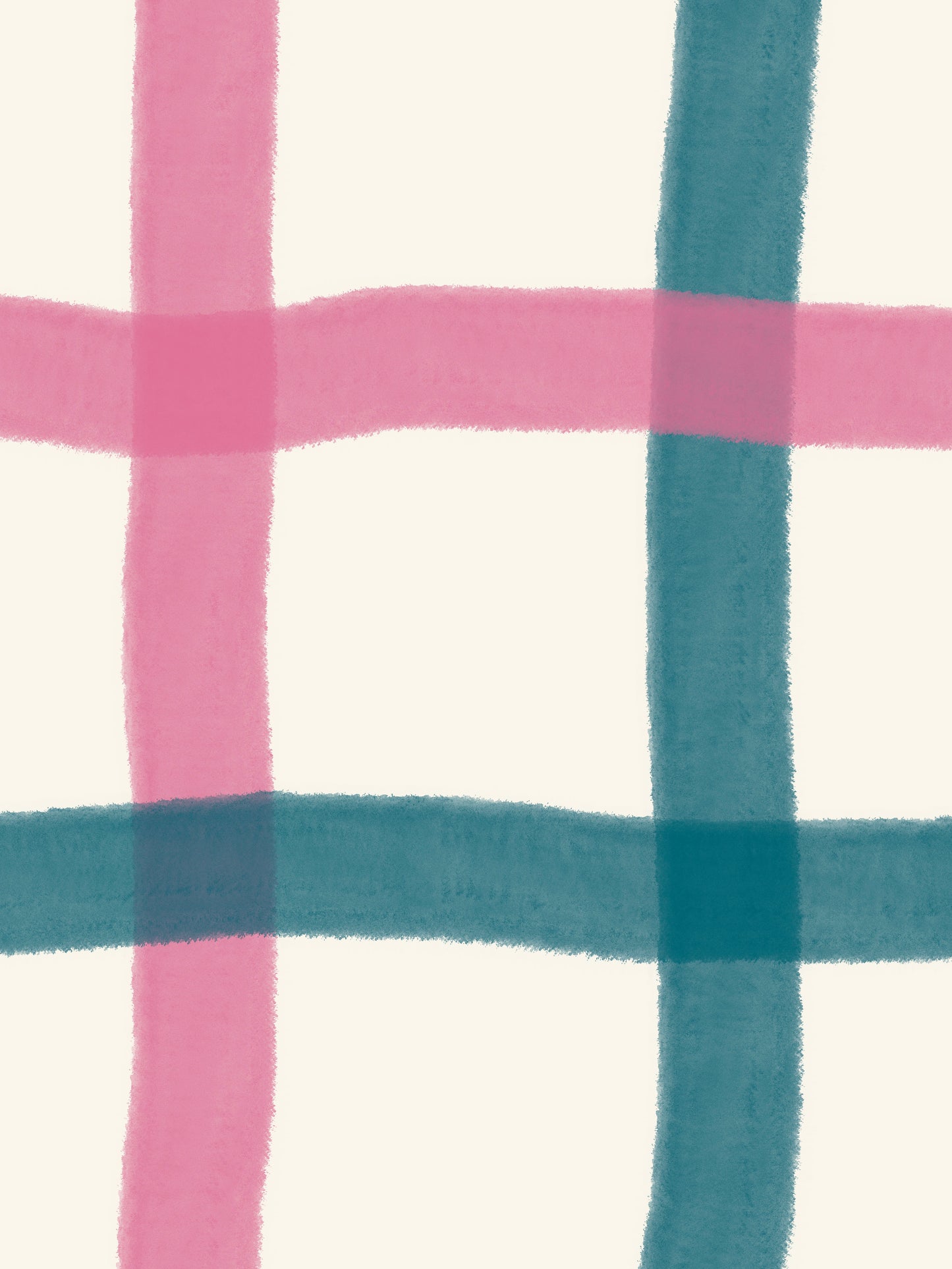 Pastel Checkered Art Print