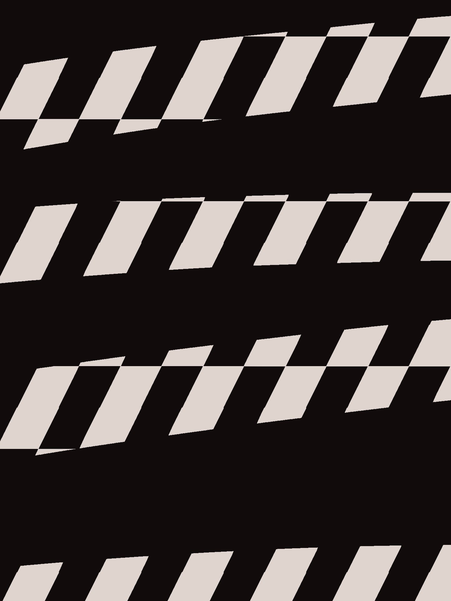 Black Checkered Art Print