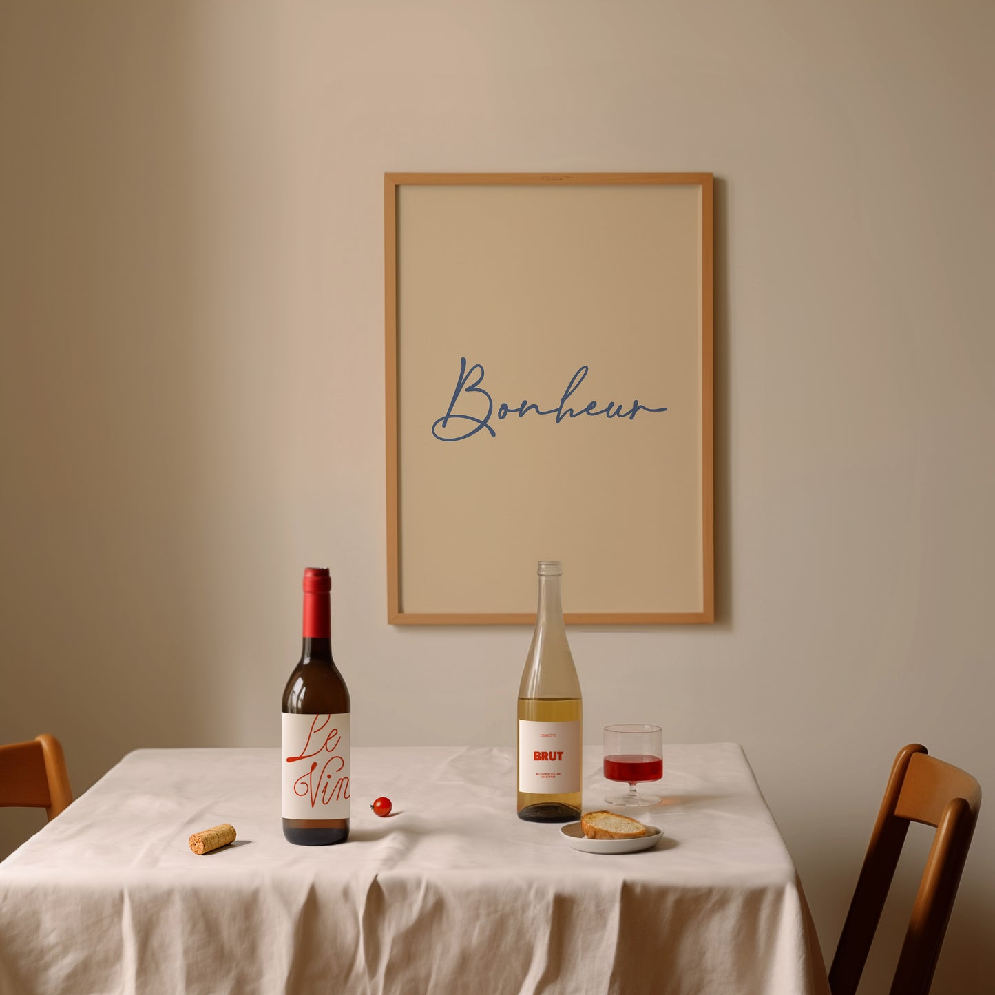 Bonheur - Happiness Art Print