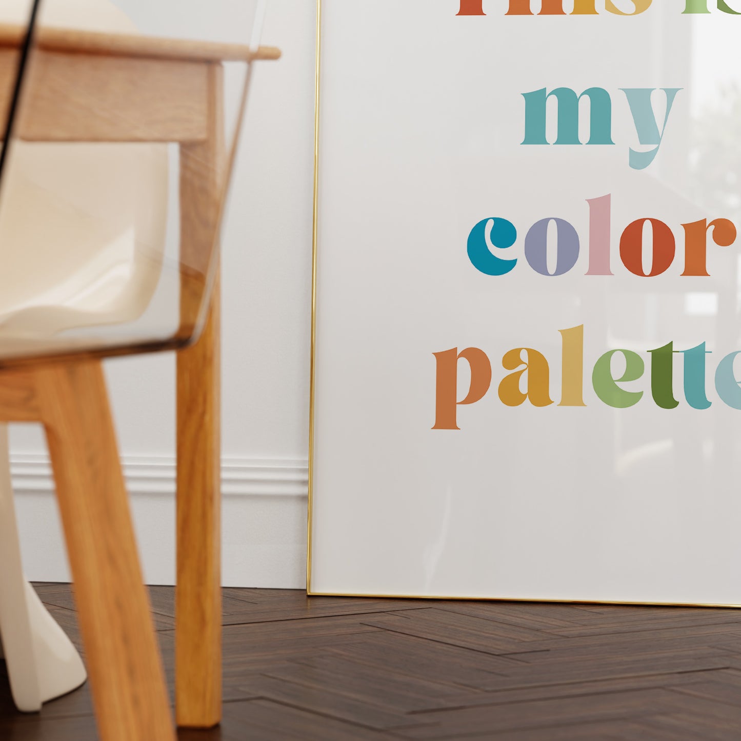 This is My Color Palette - Art Print