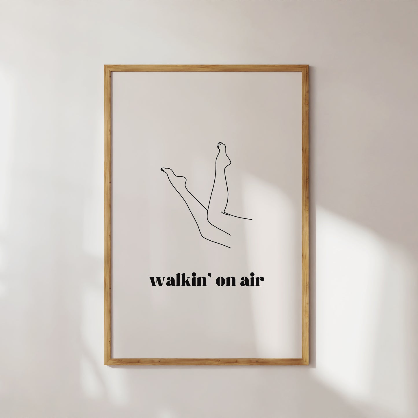 Walkin' On Air - Art Print